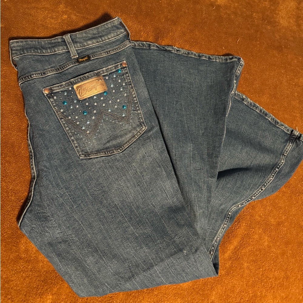 Wrangler x Lainey Wilson Bejeweled Bell Bottoms size 34/32